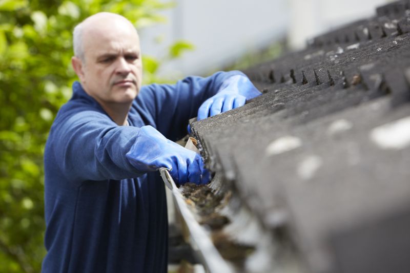 Removing Debris from Gutters